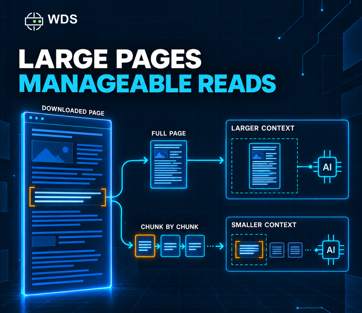 Let your AI agent read progressively through large pages. thumbnail