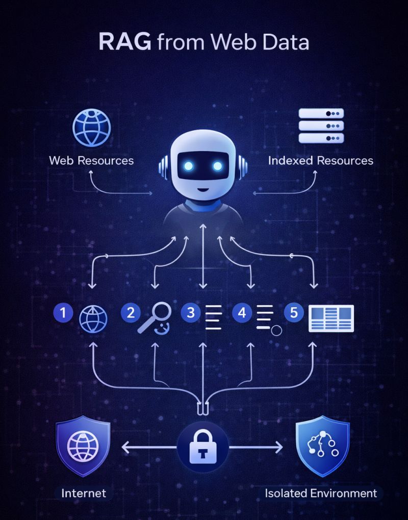 Query Indexed Resources with AI Agents - RAG Workflow from Web Data thumbnail