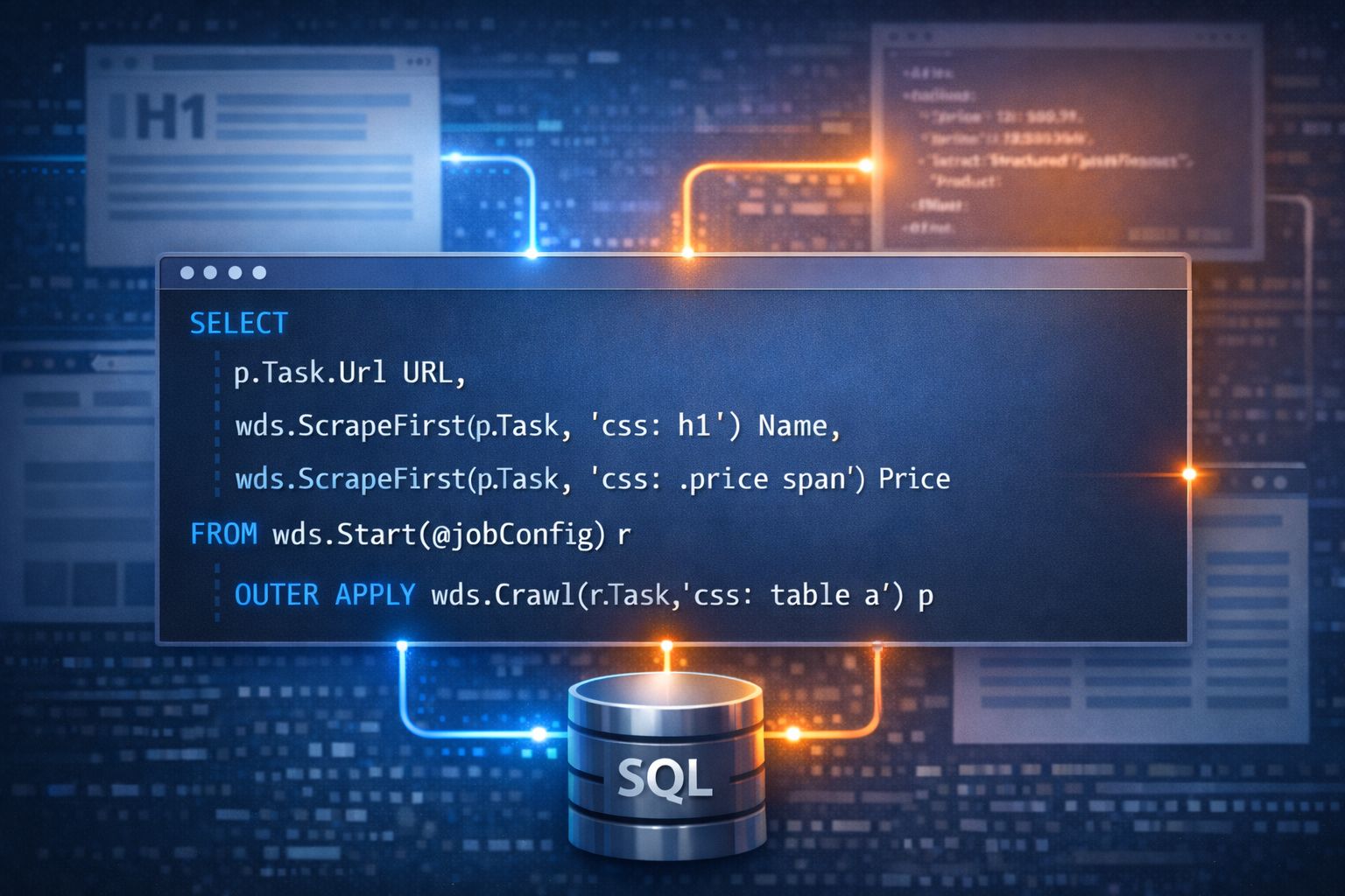 Web data, usable directly in SQL thumbnail
